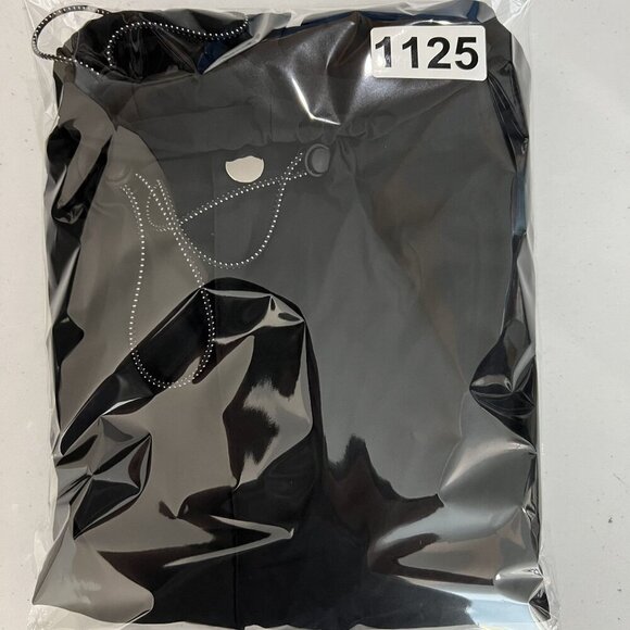 Black Hip Hop Women Baggy Multi Pocket Utility Pants Elastic Cord Waist Gorpcore - Picture 16 of 16